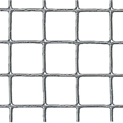 VERDEMAX - Rete quadra metallica galvanizzata Grigia 0,5 x 5 mt termosaldata - Fence mesh VERDEMAX - Rete quadra metallica galvanizzata Grigia 0,5 x 5 mt termosaldata - Fence mesh