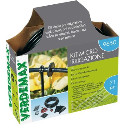 VERDEMAX - Sada Mikro Zavlažování pro Květináče, Zahrady, Balkony VERDEMAX - Sada Mikro Zavlažování pro Květináče, Zahrady, Balkony
