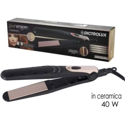 Dictrolux Oro Piastra Capelli Wet&Dry - Ferro da stiro Dictrolux Oro Piastra Capelli Wet&Dry - Ferro da stiro