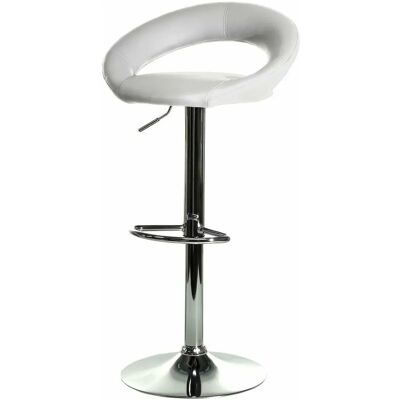 Vestiamo Casa - Sgabello con schienale - Bianco - Stool Vestiamo Casa - Sgabello con schienale - Bianco - Stool