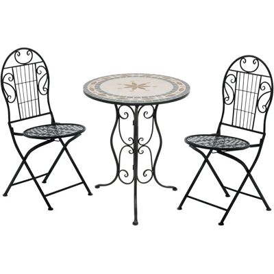 Vestiamo Casa - Bistrot - tavolo 60 cm - 2 sedie - Set giardino Vestiamo Casa - Bistrot - tavolo 60 cm - 2 sedie - Set giardino