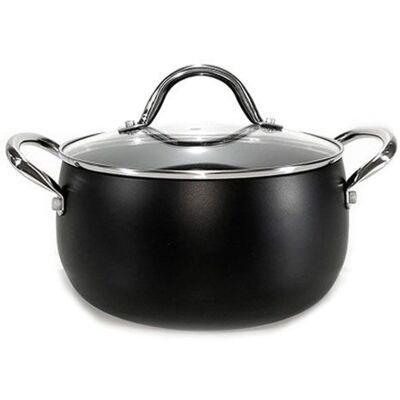 OEM 24 cm Αντιολισθητικό τηγάνι με γυάλινο καπάκι OEM 24 cm Αντιολισθητικό τηγάνι με γυάλινο καπάκι