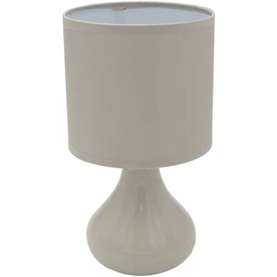 Lampada da comodino grigia compatta Dictrolux - Lampada da tavolo Lampada da comodino grigia compatta Dictrolux - Lampada da tavolo