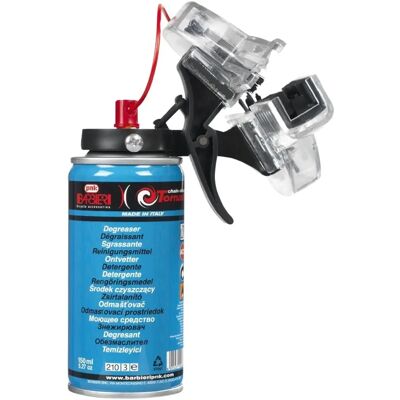Nettoyant pour chaîne Barbieri Tornado - Dégraissant et Lubrifiant Efficace - Publicité Nettoyant pour chaîne Barbieri Tornado - Dégraissant et Lubrifiant Efficace - Publicité