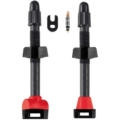 Set Valvole Tubeless Barbieri 55mm - Carbonio Set Valvole Tubeless Barbieri 55mm - Carbonio