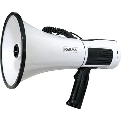 Karma Italiana GT 1231BT - Mégaphone 18 W, Rechargeable, Intérieur/Extérieur - Publicité Karma Italiana GT 1231BT - Mégaphone 18 W, Rechargeable, Intérieur/Extérieur - Publicité