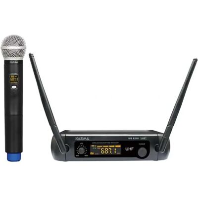 Karma Set 8200 Drahtloses UHF Handmikrofon Karma Set 8200 Drahtloses UHF Handmikrofon