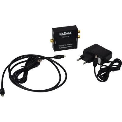 Karma Italiana Conv3da Convertisseur Audio Numérique-Analogique - Noir Karma Italiana Conv3da Convertisseur Audio Numérique-Analogique - Noir