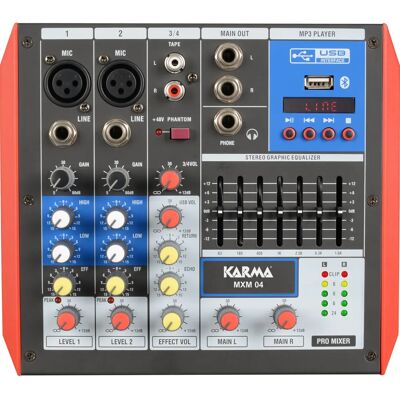 Karma Italiana MXM 04 Mixer Audio - 4 Canali - 60000Hz Karma Italiana MXM 04 Mixer Audio - 4 Canali - 60000Hz