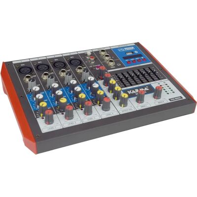 Mezclador de audio Karma MXM 06 - 6 canales - Negro Mezclador de audio Karma MXM 06 - 6 canales - Negro