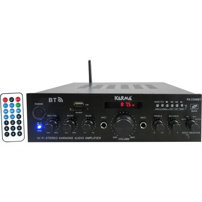 Karma PA-2380BT Stereo-Verstärker - Schwarz Karma PA-2380BT Stereo-Verstärker - Schwarz