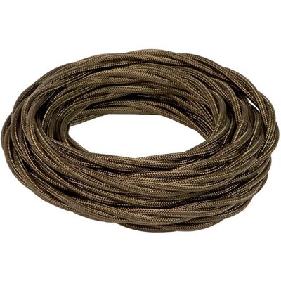 Fanton Treccia Seta 10m Brązowy Kabel Elektryczny Fanton Treccia Seta 10m Brązowy Kabel Elektryczny