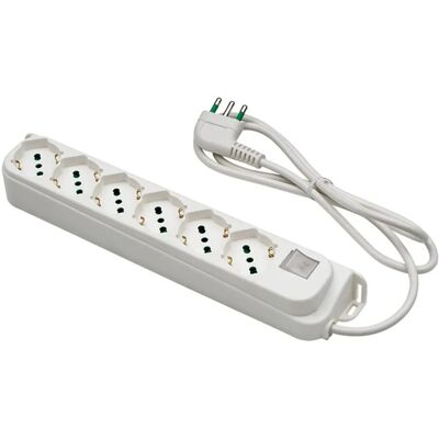 Fanton listwa zasilająca z 6 gniazdami Schuko - Made in Italy Fanton listwa zasilająca z 6 gniazdami Schuko - Made in Italy