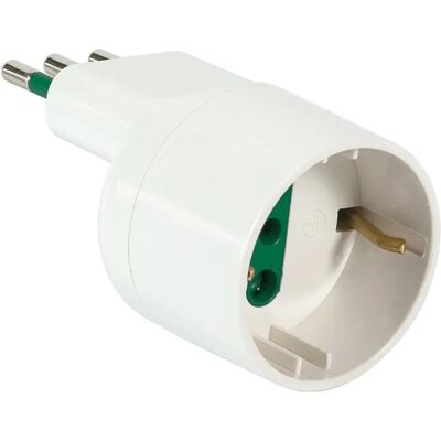 Fanton - Oszczędzający miejsce włosko-niemiecki adapter - 10A/16A Fanton - Oszczędzający miejsce włosko-niemiecki adapter - 10A/16A