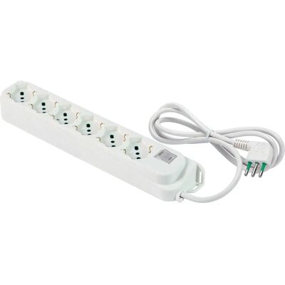 FANTON 474304 Mehrfachsteckdose 1,5 m 6 Steckdosen - Power Extension Cord FANTON 474304 Mehrfachsteckdose 1,5 m 6 Steckdosen - Power Extension Cord