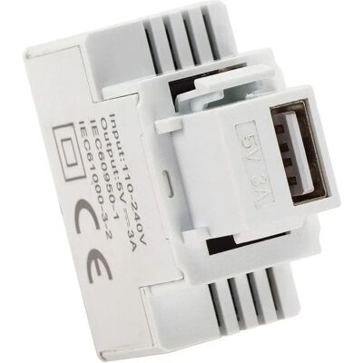 Fanton Kompakter Netzadapter - USB-A 3A - Weiß Fanton Kompakter Netzadapter - USB-A 3A - Weiß