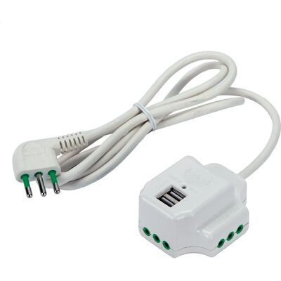 FANTON 41008 przedłużacz - 3 gniazdka, 1,5m kabel - Wewnątrz FANTON 41008 przedłużacz - 3 gniazdka, 1,5m kabel - Wewnątrz