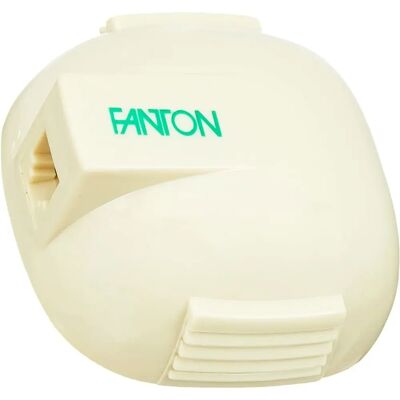 FANTON - Driedelige stekker - Ivoor - 6/4c - Stekker/Stopcontact FANTON - Driedelige stekker - Ivoor - 6/4c - Stekker/Stopcontact