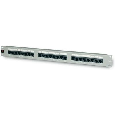 FANTON Patch Panel 24 Ports Grau 1U Rackmontage FANTON Patch Panel 24 Ports Grau 1U Rackmontage