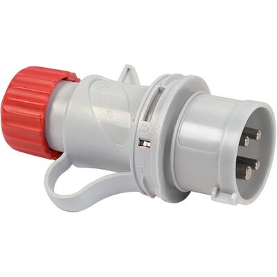 FANTON Czerwona przemysłowa gniazdko - 3P+T+N - IP44 - 16A FANTON Czerwona przemysłowa gniazdko - 3P+T+N - IP44 - 16A