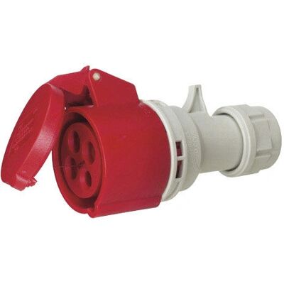 FANTON Stromstecker - 16A, 380V, Rot - Power Plug FANTON Stromstecker - 16A, 380V, Rot - Power Plug