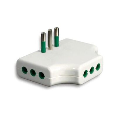 FANTON - Adattatore di corrente Tipo L - 10A - Bianco FANTON - Adattatore di corrente Tipo L - 10A - Bianco