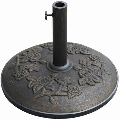 VACCHETTI Michigan Bronze Schirmständer - 50cm 25kg VACCHETTI Michigan Bronze Schirmständer - 50cm 25kg