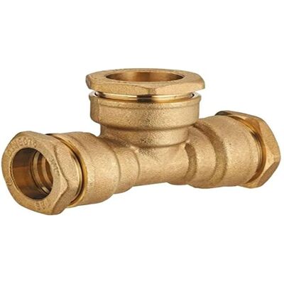 Rain Messing T-Verbinder - Rohrfitting Rain Messing T-Verbinder - Rohrfitting