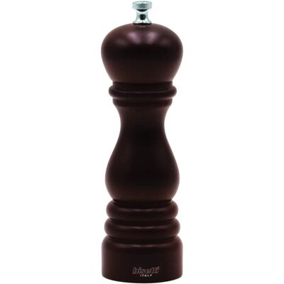 Moulin à poivre en bois de noyer Bisetti - 19cm - Durable et élégant - Publicité Moulin à poivre en bois de noyer Bisetti - 19cm - Durable et élégant - Publicité