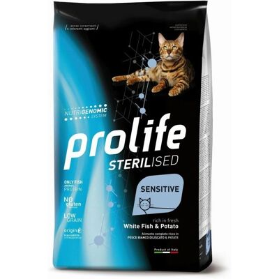Cibo per gatti sensibili Prolife - Pesce bianco e patate - 400 g Cibo per gatti sensibili Prolife - Pesce bianco e patate - 400 g
