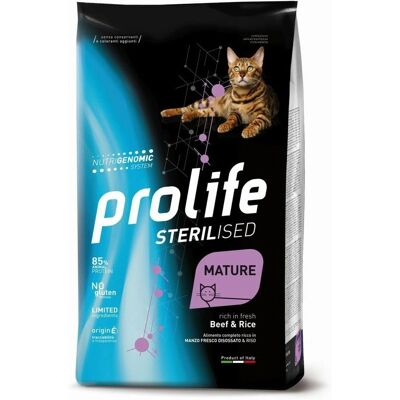 PROLIFE Cibo per Gatti Sterilizzati e Anziani - Manzo & Riso PROLIFE Cibo per Gatti Sterilizzati e Anziani - Manzo & Riso
