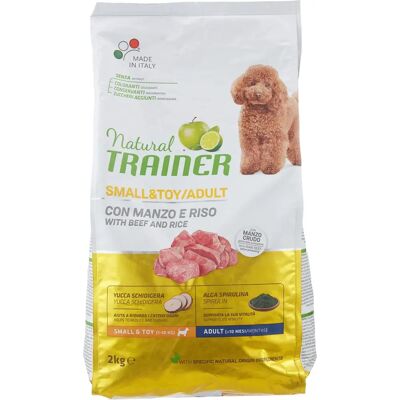 Cibo Naturale Trainer per Cani Adulti Mini di Manzo - 2 KG Cibo Naturale Trainer per Cani Adulti Mini di Manzo - 2 KG