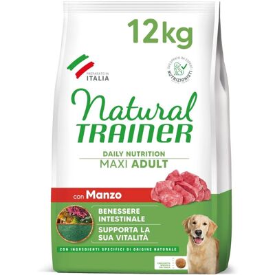 Natural Trainer Hund Maxi Nötkött & Ris 12kg Natural Trainer Hund Maxi Nötkött & Ris 12kg