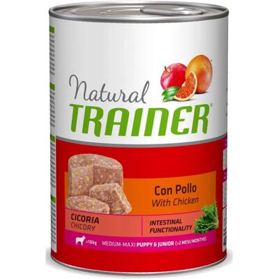 Natural Trainer Cibo umido per cani - Cuccioli e giovani di taglia media & grande - Pollo Natural Trainer Cibo umido per cani - Cuccioli e giovani di taglia media & grande - Pollo