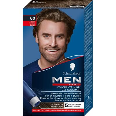 Schwarzkopf Men Perfect Colorant Gel - Brun Naturel - Coloration capillaire - Publicité Schwarzkopf Men Perfect Colorant Gel - Brun Naturel - Coloration capillaire - Publicité