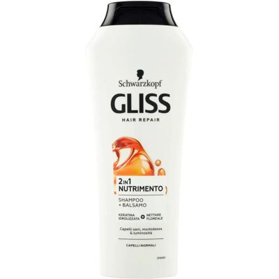 Schwarzkopf Gliss Riparazione Capelli 2in1 Shampoo - Nutrimento e Riparazione Schwarzkopf Gliss Riparazione Capelli 2in1 Shampoo - Nutrimento e Riparazione