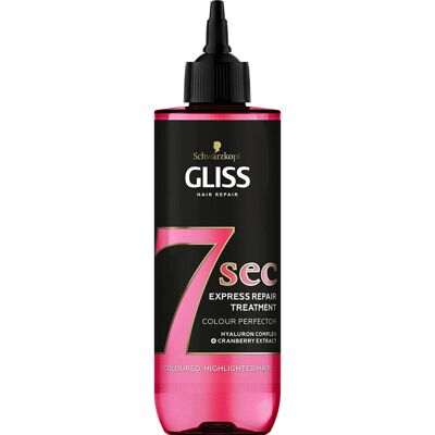 Schwarzkopf - Gliss 7 Sec Color Perfector - 200 ml - Soin cheveux - Publicité Schwarzkopf - Gliss 7 Sec Color Perfector - 200 ml - Soin cheveux - Publicité