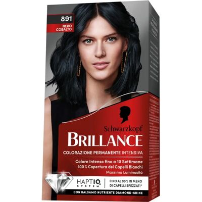 Schwarzkopf Brillance Nero Cobalto - Coloration Permanente - Intense et Durable Schwarzkopf Brillance Nero Cobalto - Coloration Permanente - Intense et Durable