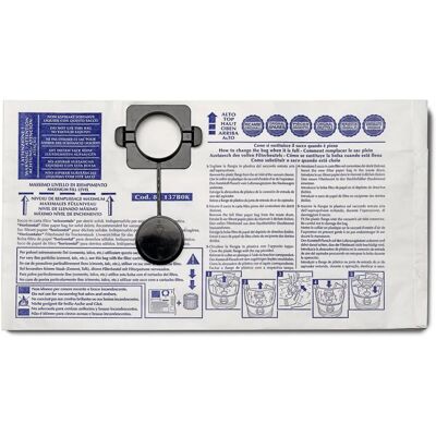 Filtro de papel horizontal pequeño de Gisowatt - Pack de 5 Filtro de papel horizontal pequeño de Gisowatt - Pack de 5