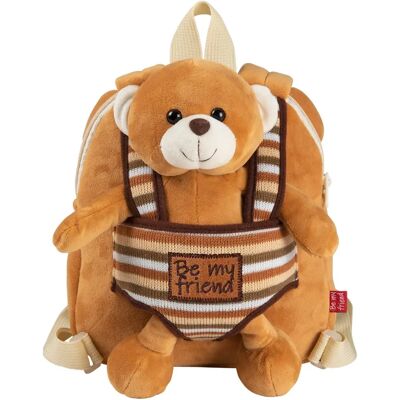 Perletti Benji Bear Wendbares Plüschtier & Rucksack - Plüschtier Perletti Benji Bear Wendbares Plüschtier & Rucksack - Plüschtier