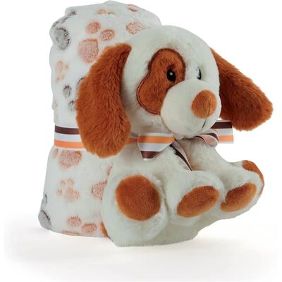 Perletti Duff Cão Teddy Manta - Conjunto de Brinquedo e Manta Perletti Duff Cão Teddy Manta - Conjunto de Brinquedo e Manta