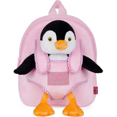 Różowy Plecak Perletti Peggie Penguin - Plecak Różowy Plecak Perletti Peggie Penguin - Plecak