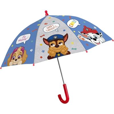 Parapluie Paw Patrol PERLETTI - 66cm - Ouverture manuelle - Publicité Parapluie Paw Patrol PERLETTI - 66cm - Ouverture manuelle - Publicité