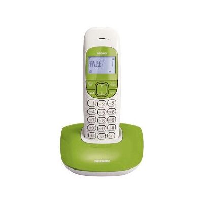 Téléphone DECT Brondi Nice - Identifiant, Vert, Blanc - Publicité Téléphone DECT Brondi Nice - Identifiant, Vert, Blanc - Publicité