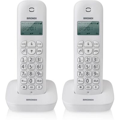 Brondi Gala Twin Blanc - Téléphone Brondi Gala Twin Blanc - Téléphone