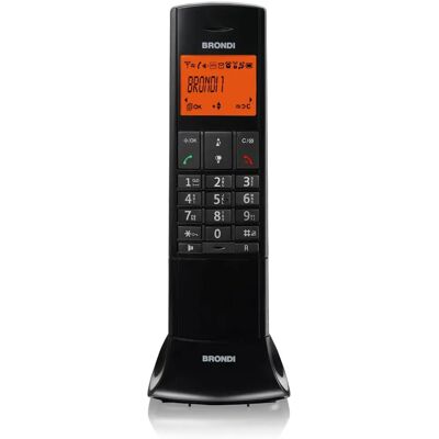 Brondi Lemure Drahtloses Telefon - DECT mit Display, Eco-Modus, 50 Namen Brondi Lemure Drahtloses Telefon - DECT mit Display, Eco-Modus, 50 Namen
