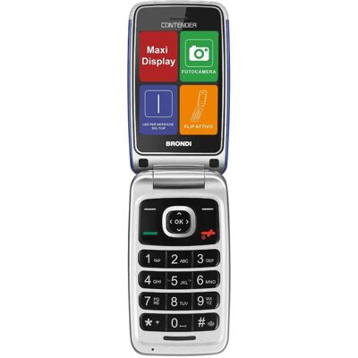 Brondi Contender - Téléphone Senior Dual SIM 7.62cm - Publicité Brondi Contender - Téléphone Senior Dual SIM 7.62cm - Publicité