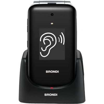Brondi Amico Supervoice - Noir / argent - Publicité Brondi Amico Supervoice - Noir / argent - Publicité