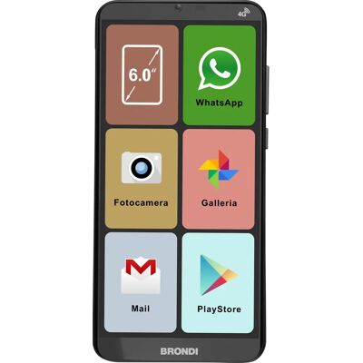 Brondi Amico - 16 GB Nero Brondi Amico - 16 GB Nero