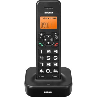 Brondi Bravo Star - Téléphone DECT avec grand écran et identification d'appel - Publicité Brondi Bravo Star - Téléphone DECT avec grand écran et identification d'appel - Publicité
